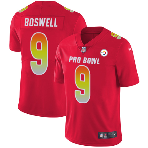 Nike Steelers #9 Chris Boswell Red Men's Stitched NFL Limited AFC 2018 Pro Bowl Jersey Nike Steelers #9 Chris Boswell Red Men's Stitched NFL Limited AFC 2018 Pro Bowl Jersey