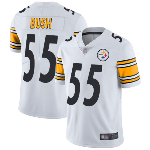 Nike Steelers #55 Devin Bush White Men's Stitched NFL Vapor Untouchable Limited Jersey Nike Steelers #55 Devin Bush White Men's Stitched NFL Vapor Untouchable Limited Jersey
