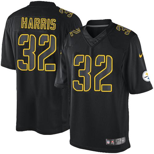 Nike Steelers #32 Franco Harris Black Men's Stitched NFL Impact Limited Jersey Nike Steelers #32 Franco Harris Black Men's Stitched NFL Impact Limited Jersey