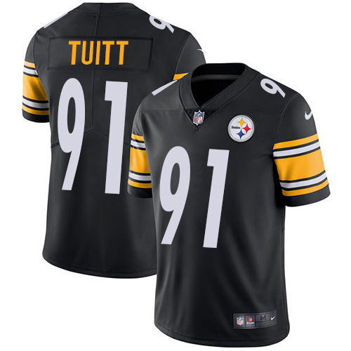 Nike Steelers #91 Stephon Tuitt Black Team Color Men's Stitched NFL Vapor Untouchable Limited Jersey Nike Steelers #91 Stephon Tuitt Black Team Color Men's Stitched NFL Vapor Untouchable Limited Jersey