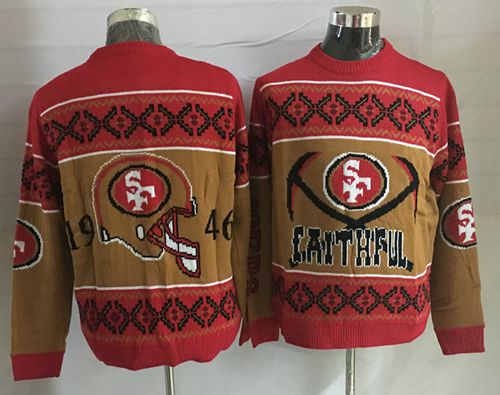 Nike 49ers Men's Ugly Sweater_1 Nike 49ers Men's Ugly Sweater_1