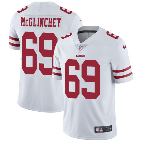 Nike 49ers #69 Mike McGlinchey White Men's Stitched NFL Vapor Untouchable Limited Jersey Nike 49ers #69 Mike McGlinchey White Men's Stitched NFL Vapor Untouchable Limited Jersey