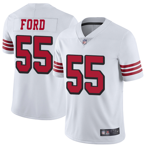 Nike 49ers #55 Dee Ford White Rush Men's Stitched NFL Vapor Untouchable Limited Jersey Nike 49ers #55 Dee Ford White Rush Men's Stitched NFL Vapor Untouchable Limited Jersey