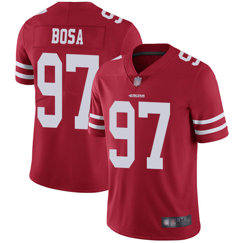 Nike 49ers #97 Nick Bosa Red Team Color Men's Stitched NFL Vapor Untouchable Limited Jersey Nike 49ers #97 Nick Bosa Red Team Color Men's Stitched NFL Vapor Untouchable Limited Jersey