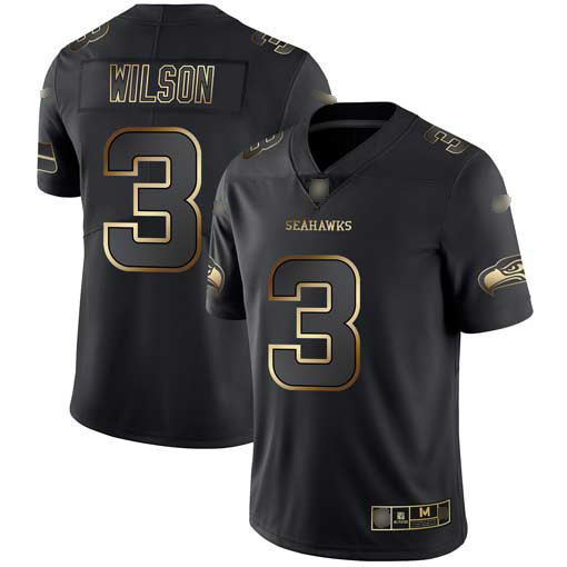 Nike Seahawks #3 Russell Wilson Black/Gold Men's Stitched NFL Vapor Untouchable Limited Jersey Nike Seahawks #3 Russell Wilson Black/Gold Men's Stitched NFL Vapor Untouchable Limited Jersey