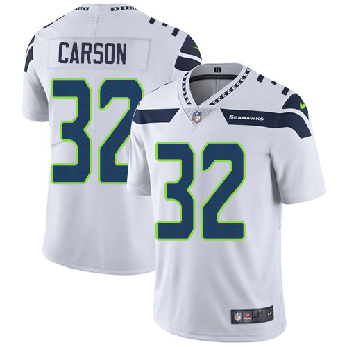 Nike Seahawks #32 Chris Carson White Men's Stitched NFL Vapor Untouchable Limited Jersey Nike Seahawks #32 Chris Carson White Men's Stitched NFL Vapor Untouchable Limited Jersey