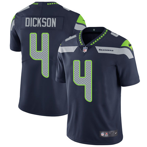 Nike Seahawks #4 Michael Dickson Steel Blue Team Color Men's Stitched NFL Vapor Untouchable Limited Jersey Nike Seahawks #4 Michael Dickson Steel Blue Team Color Men's Stitched NFL Vapor Untouchable Limited Jersey