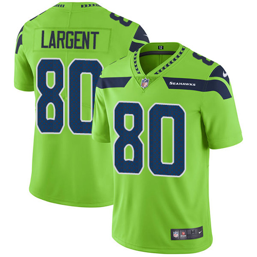 Nike Seahawks #80 Steve Largent Green Men's Stitched NFL Limited Rush Jersey Nike Seahawks #80 Steve Largent Green Men's Stitched NFL Limited Rush Jersey