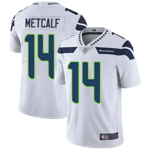 Nike Seahawks #14 D.K. Metcalf White Men's Stitched NFL Vapor Untouchable Limited Jersey Nike Seahawks #14 D.K. Metcalf White Men's Stitched NFL Vapor Untouchable Limited Jersey