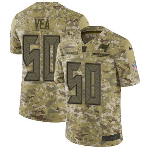 Nike Buccaneers #50 Vita Vea Camo Men's Stitched NFL Limited 2018 Salute To Service Jersey Nike Buccaneers #50 Vita Vea Camo Men's Stitched NFL Limited 2018 Salute To Service Jersey