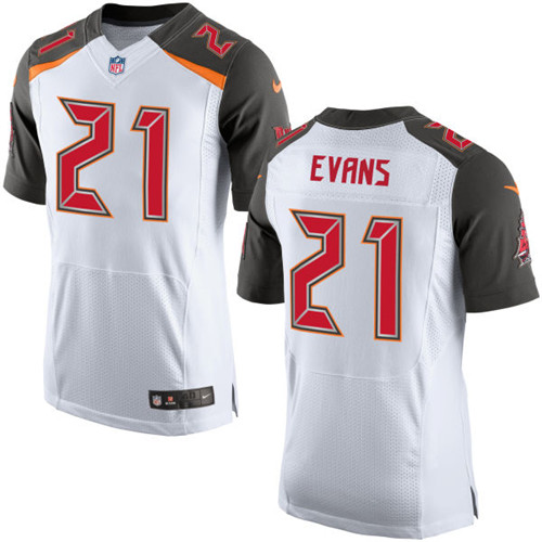 Nike Buccaneers #21 Justin Evans White Men's Stitched NFL New Elite Jersey Nike Buccaneers #21 Justin Evans White Men's Stitched NFL New Elite Jersey