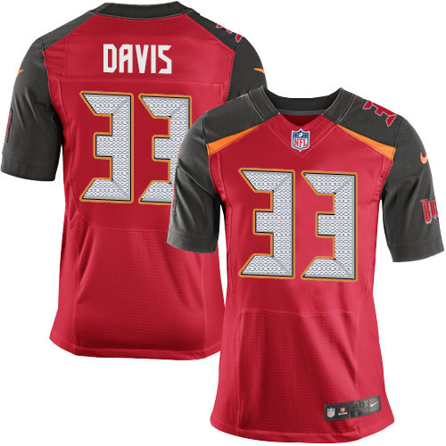 Nike Buccaneers #33 Carlton Davis III Red Team Color Men's Stitched NFL New Elite Jersey Nike Buccaneers #33 Carlton Davis III Red Team Color Men's Stitched NFL New Elite Jersey