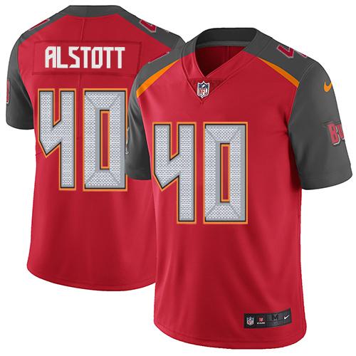 Nike Buccaneers #40 Mike Alstott Red Team Color Men's Stitched NFL Vapor Untouchable Limited Jersey Nike Buccaneers #40 Mike Alstott Red Team Color Men's Stitched NFL Vapor Untouchable Limited Jersey