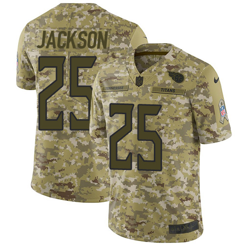 Nike Titans #25 Adoree' Jackson Camo Men's Stitched NFL Limited 2018 Salute To Service Jersey Nike Titans #25 Adoree' Jackson Camo Men's Stitched NFL Limited 2018 Salute To Service Jersey