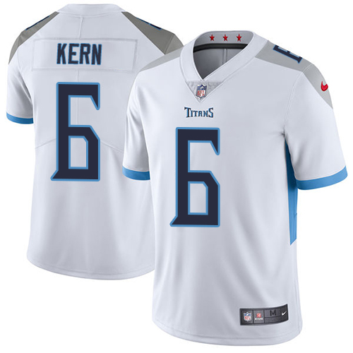 Nike Titans #6 Brett Kern White Men's Stitched NFL Vapor Untouchable Limited Jersey Nike Titans #6 Brett Kern White Men's Stitched NFL Vapor Untouchable Limited Jersey