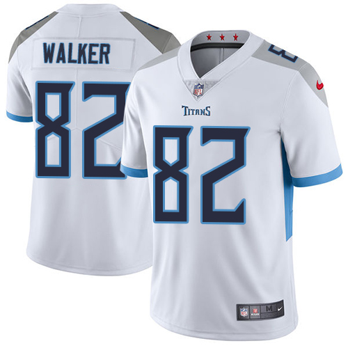 Nike Titans #82 Delanie Walker White Men's Stitched NFL Vapor Untouchable Limited Jersey Nike Titans #82 Delanie Walker White Men's Stitched NFL Vapor Untouchable Limited Jersey