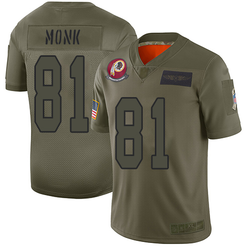 Nike Redskins #81 Art Monk Camo Men's Stitched NFL Limited 2019 Salute To Service Jersey Nike Redskins #81 Art Monk Camo Men's Stitched NFL Limited 2019 Salute To Service Jersey