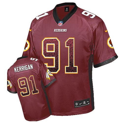 Nike Redskins #91 Ryan Kerrigan Burgundy Red Team Color Men's Stitched NFL Elite Drift Fashion Jersey Nike Redskins #91 Ryan Kerrigan Burgundy Red Team Color Men's Stitched NFL Elite Drift Fashion Jersey