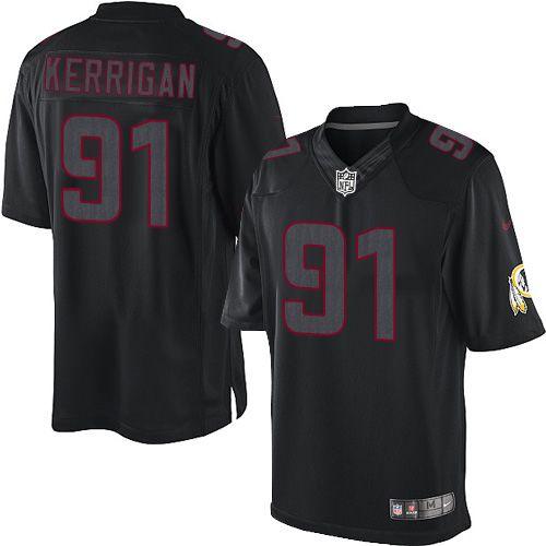 Nike Redskins #91 Ryan Kerrigan Black Men's Stitched NFL Impact Limited Jersey Nike Redskins #91 Ryan Kerrigan Black Men's Stitched NFL Impact Limited Jersey