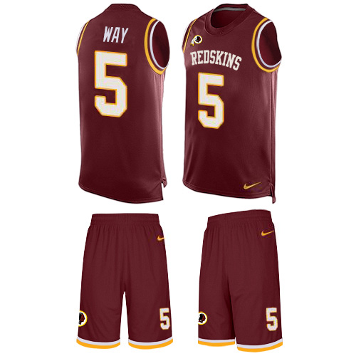 Nike Redskins #5 Tress Way Burgundy Team Color Men's Stitched NFL Limited Tank Top Suit Jersey Nike Redskins #5 Tress Way Burgundy Team Color Men's Stitched NFL Limited Tank Top Suit Jersey