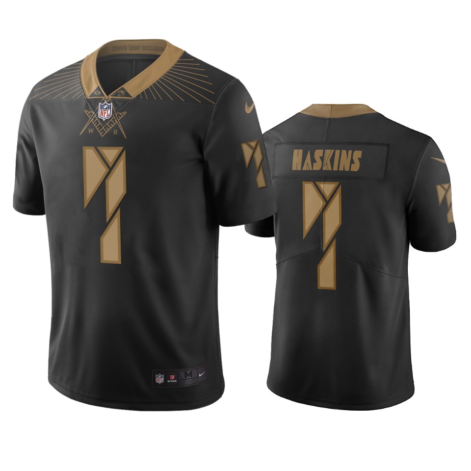 Washington Redskins #7 Dwayne Haskins Black Vapor Limited City Edition NFL Jersey Washington Redskins #7 Dwayne Haskins Black Vapor Limited City Edition NFL Jersey