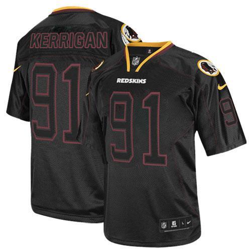 Nike Redskins #91 Ryan Kerrigan Lights Out Black Men's Stitched NFL Elite Jersey Nike Redskins #91 Ryan Kerrigan Lights Out Black Men's Stitched NFL Elite Jersey