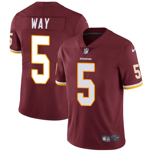 Nike Redskins #5 Tress Way Burgundy Team Color Men's Stitched NFL Vapor Untouchable Limited Jersey Nike Redskins #5 Tress Way Burgundy Team Color Men's Stitched NFL Vapor Untouchable Limited Jersey