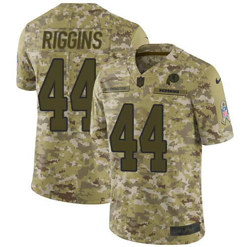Nike Redskins #44 John Riggins Camo Men's Stitched NFL Limited 2018 Salute To Service Jersey Nike Redskins #44 John Riggins Camo Men's Stitched NFL Limited 2018 Salute To Service Jersey