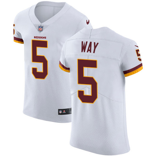 Nike Redskins #5 Tress Way White Men's Stitched NFL New Elite Jersey Nike Redskins #5 Tress Way White Men's Stitched NFL New Elite Jersey