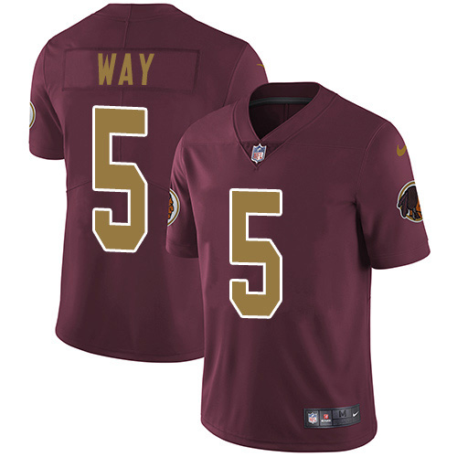 Nike Redskins #5 Tress Way Burgundy Alternate Men's Stitched NFL Vapor Untouchable Limited Jersey Nike Redskins #5 Tress Way Burgundy Alternate Men's Stitched NFL Vapor Untouchable Limited Jersey