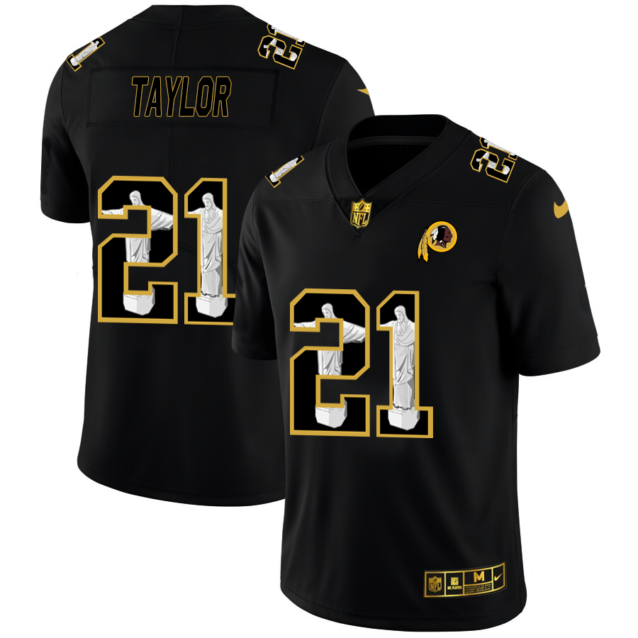 Washington Redskins #21 Sean Taylor Men's Nike Carbon Black Vapor Cristo Redentor Limited NFL Jersey Washington Redskins #21 Sean Taylor Men's Nike Carbon Black Vapor Cristo Redentor Limited NFL Jersey
