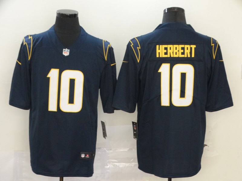 Men's Los Angeles Chargers #10 Justin Herbert 2020 Navy Vapor Untouchable Limited Stitched NFL Jersey Men's Los Angeles Chargers #10 Justin Herbert 2020 Navy Vapor Untouchable Limited Stitched NFL Jersey