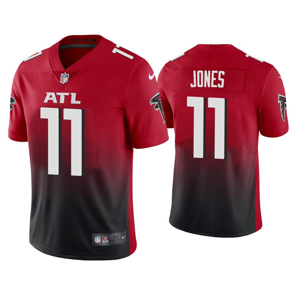 Men's Atlanta Falcons #11 Julio Jones 2020 Red 2nd Alternate Vapor Limited NFL Stitched Jersey Men's Atlanta Falcons #11 Julio Jones 2020 Red 2nd Alternate Vapor Limited NFL Stitched Jersey