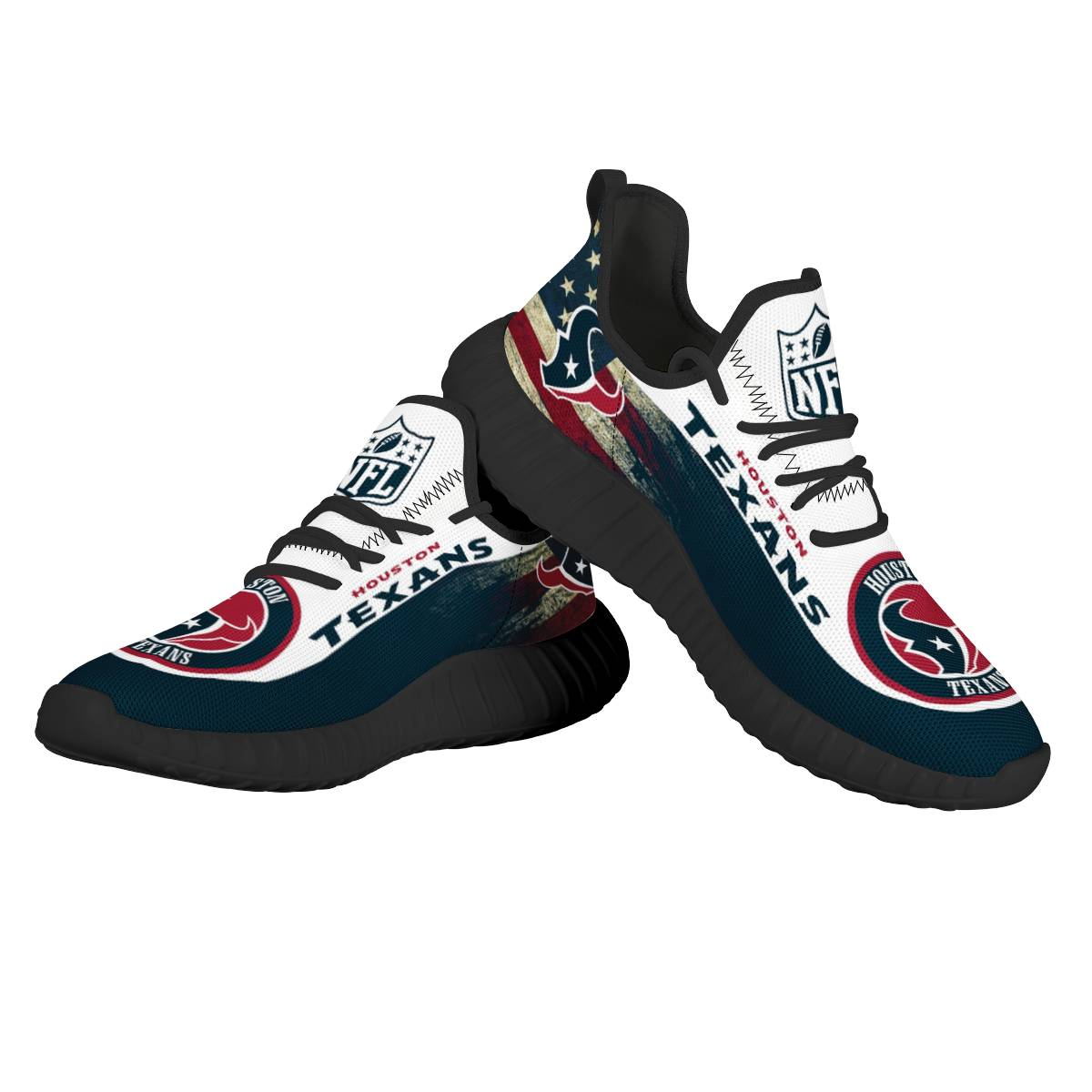 Women's Houston Texans Mesh Knit Sneakers/Shoes 002