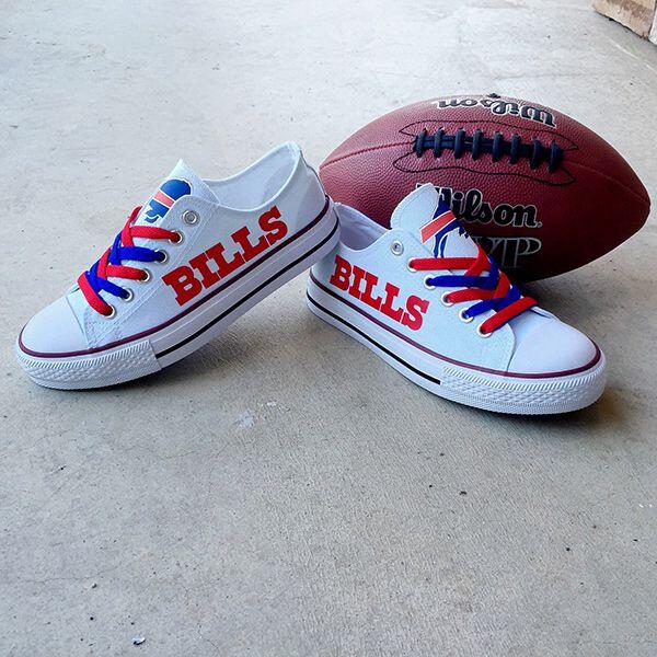 Women's Buffalo Bills Repeat Print Low Top Sneakers 002