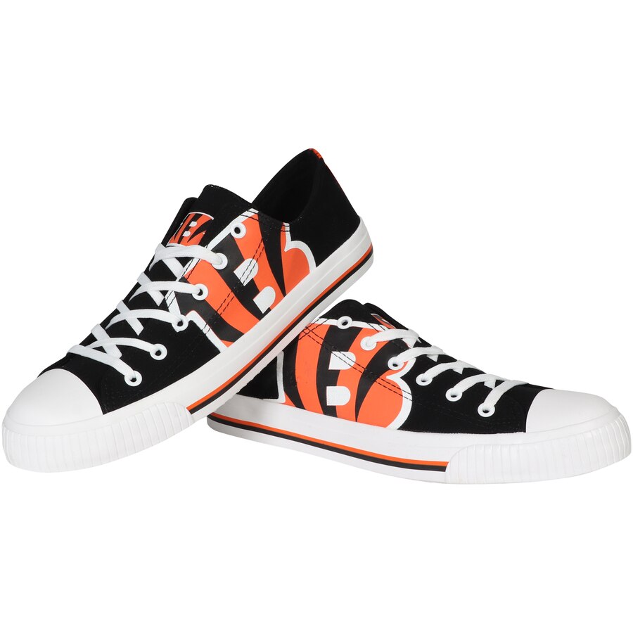 Women's Cincinnati Bengals Repeat Print Low Top Sneakers 003