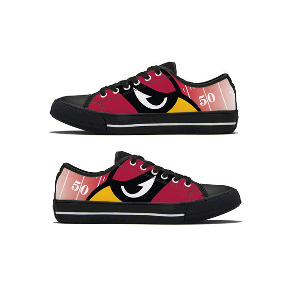 Women's Arizona Cardinals Low Top Canvas Sneakers 003 Women's Arizona Cardinals Low Top Canvas Sneakers 003