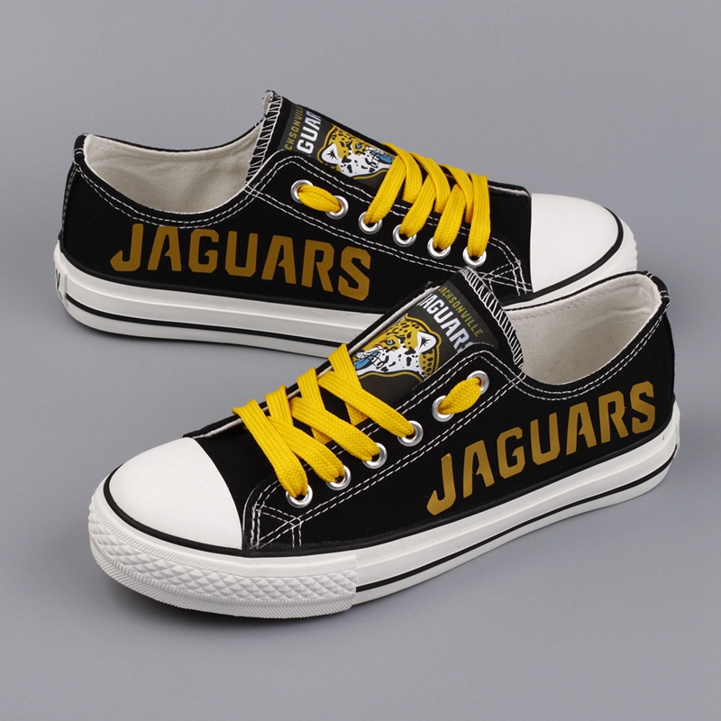 Women's Jacksonville Jaguars Repeat Print Low Top Sneakers 001 Women's Jacksonville Jaguars Repeat Print Low Top Sneakers 001