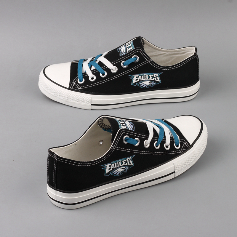 Women's Philadelphia Eagles Repeat Print Low Top Sneakers 003