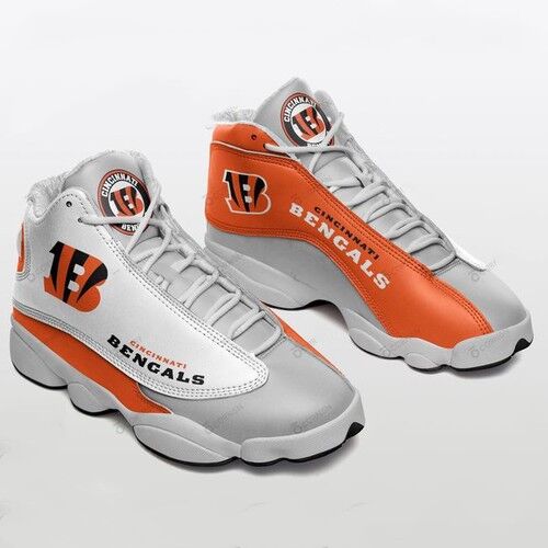 Men's Cincinnati Bengals Limited Edition JD13 Sneakers 001 Men's Cincinnati Bengals Limited Edition JD13 Sneakers 001