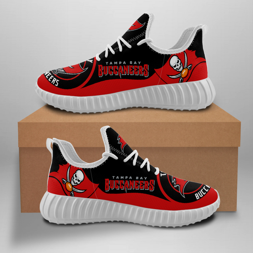 Women's Tampa Bay Buccaneers Mesh Knit Sneakers/Shoes 001