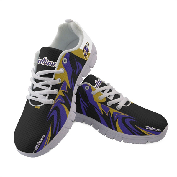 Women's Baltimore Ravens AQ Running Shoes 004 Women's Baltimore Ravens AQ Running Shoes 004