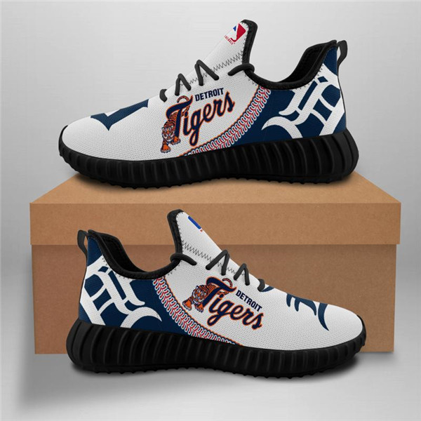 Men's Detroit Tigers Mesh Knit Sneakers/Shoes 002
