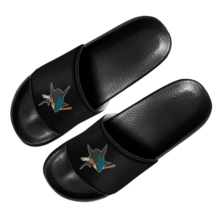 Men 's San Jose Sharks Flip Flops 002