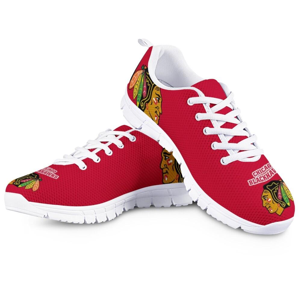 Women's Chicago Blackhawks AQ Running Shoes 002