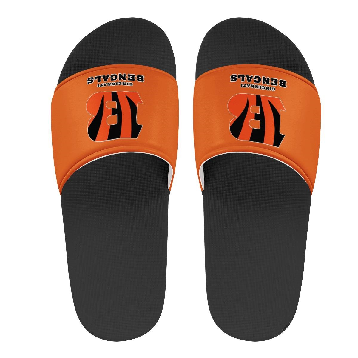 Women's Cincinnati Bengals Flip Flops 001 Women's Cincinnati Bengals Flip Flops 001