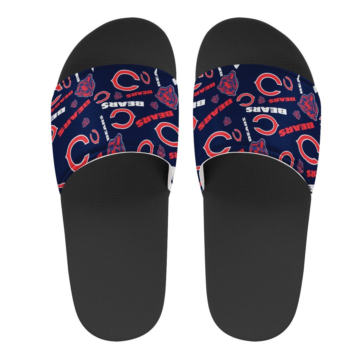 Women's Chicago Bears Flip Flops 002 Women's Chicago Bears Flip Flops 002