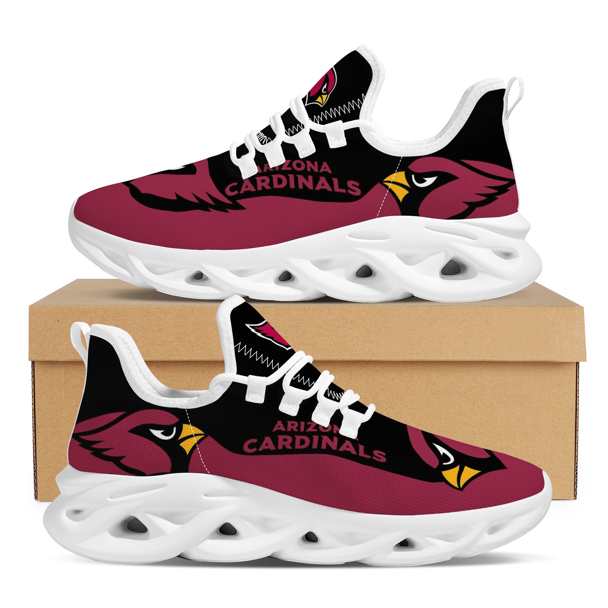 Men's Arizona Cardinals Control Sneakers 002