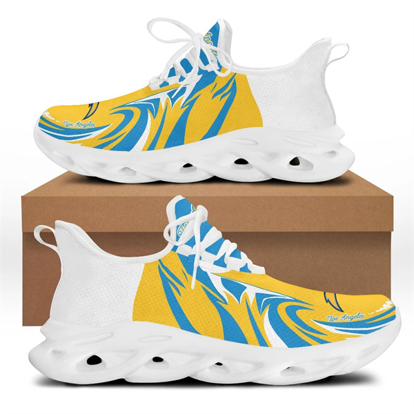 Women's Los Angeles Chargers Flex Control Sneakers 004 Women's Los Angeles Chargers Flex Control Sneakers 004