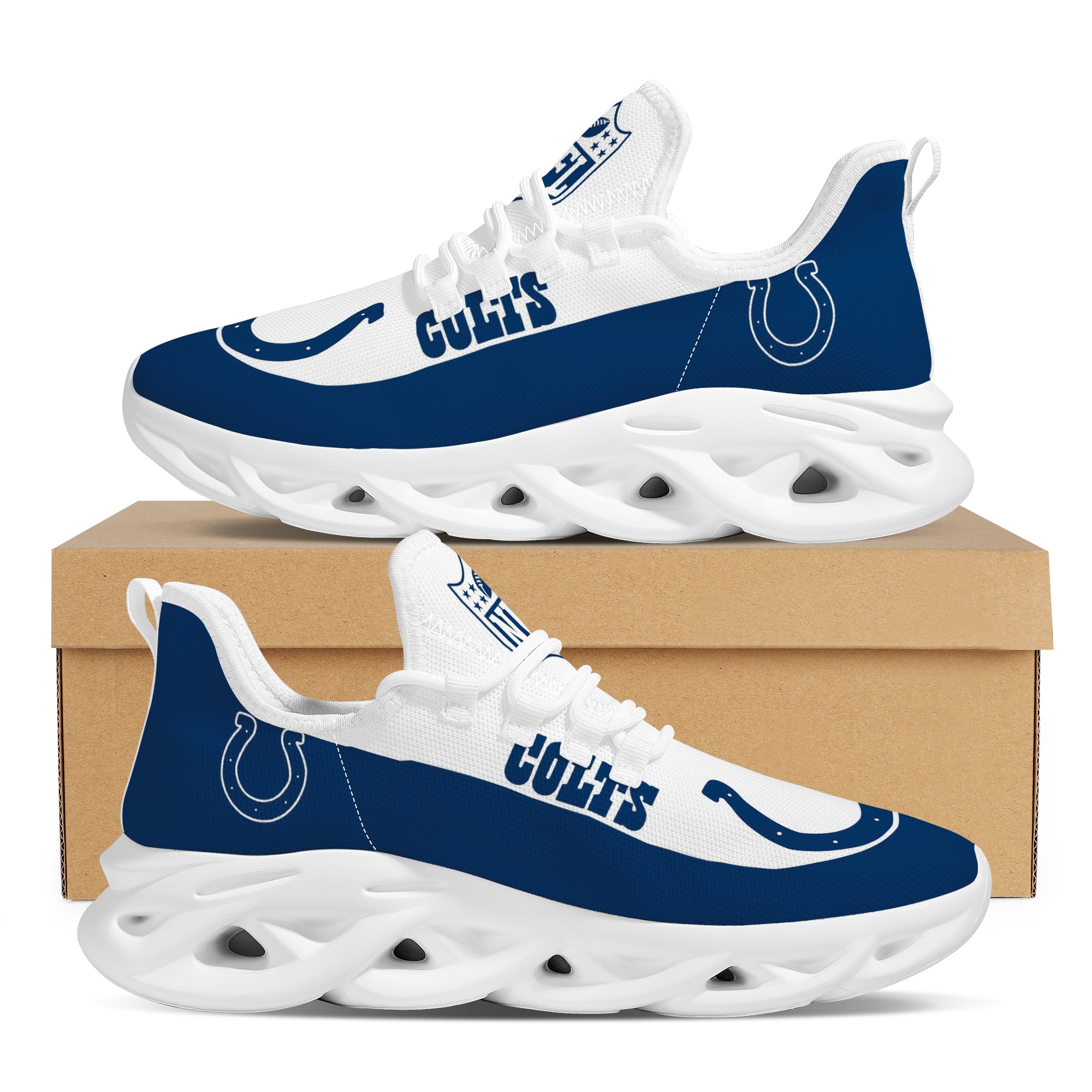 Women's Indianapolis Colts Flex Control Sneakers 004 Women's Indianapolis Colts Flex Control Sneakers 004